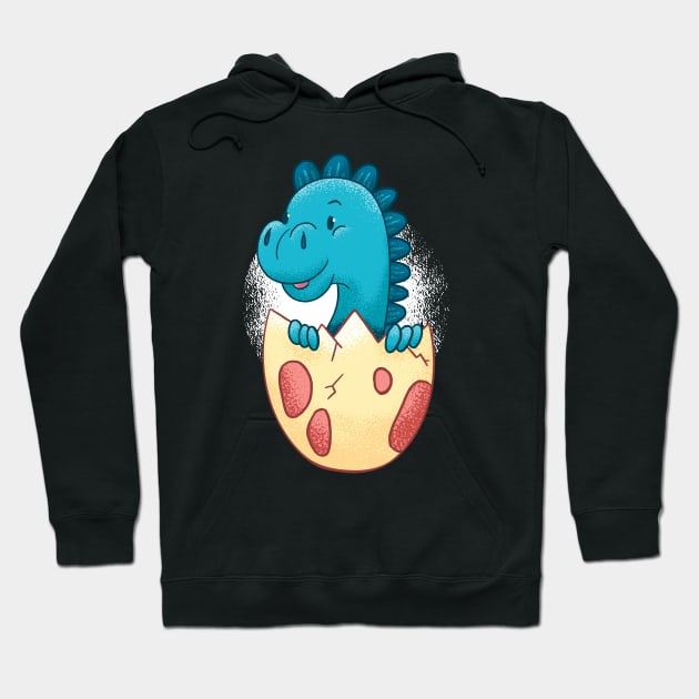 dinosaur baby cute and lovely for kids and women Hoodie by Midoart